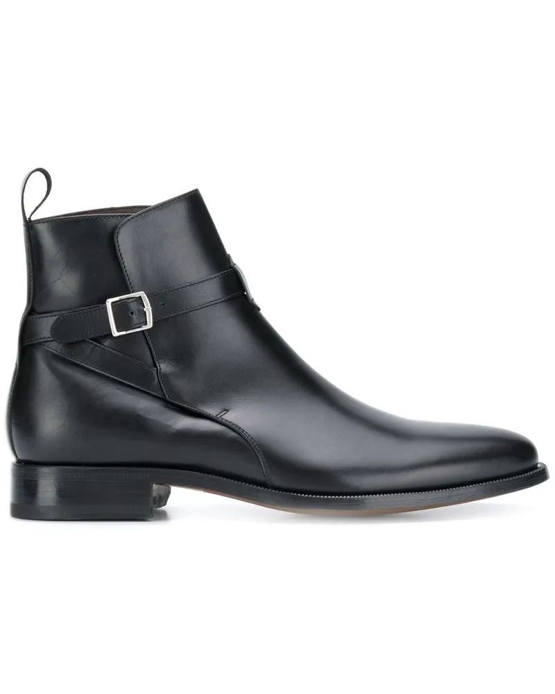 Scarosso Stiefel mit Schnalle - Schwarz Schwarz