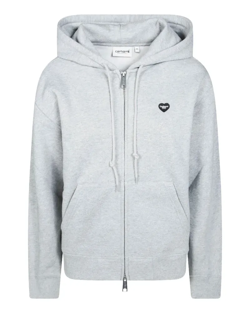 Carhartt WIP hooded small heart patch jacket - Grau Grau