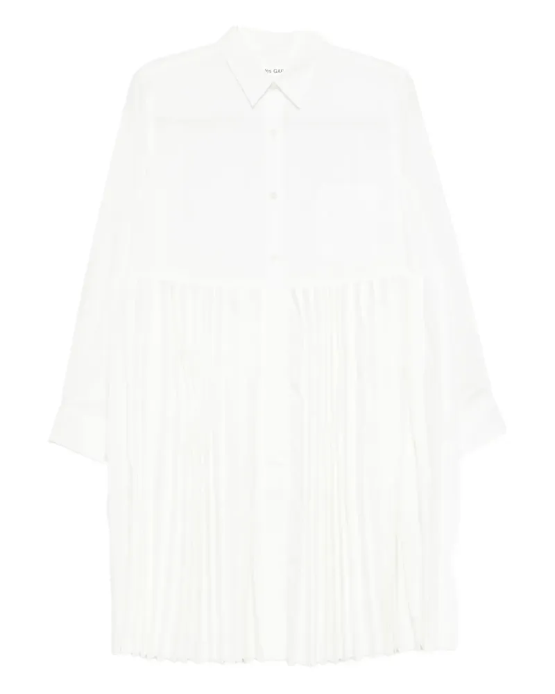 Comme des Garçons pleated shirt - Weiß Weiß