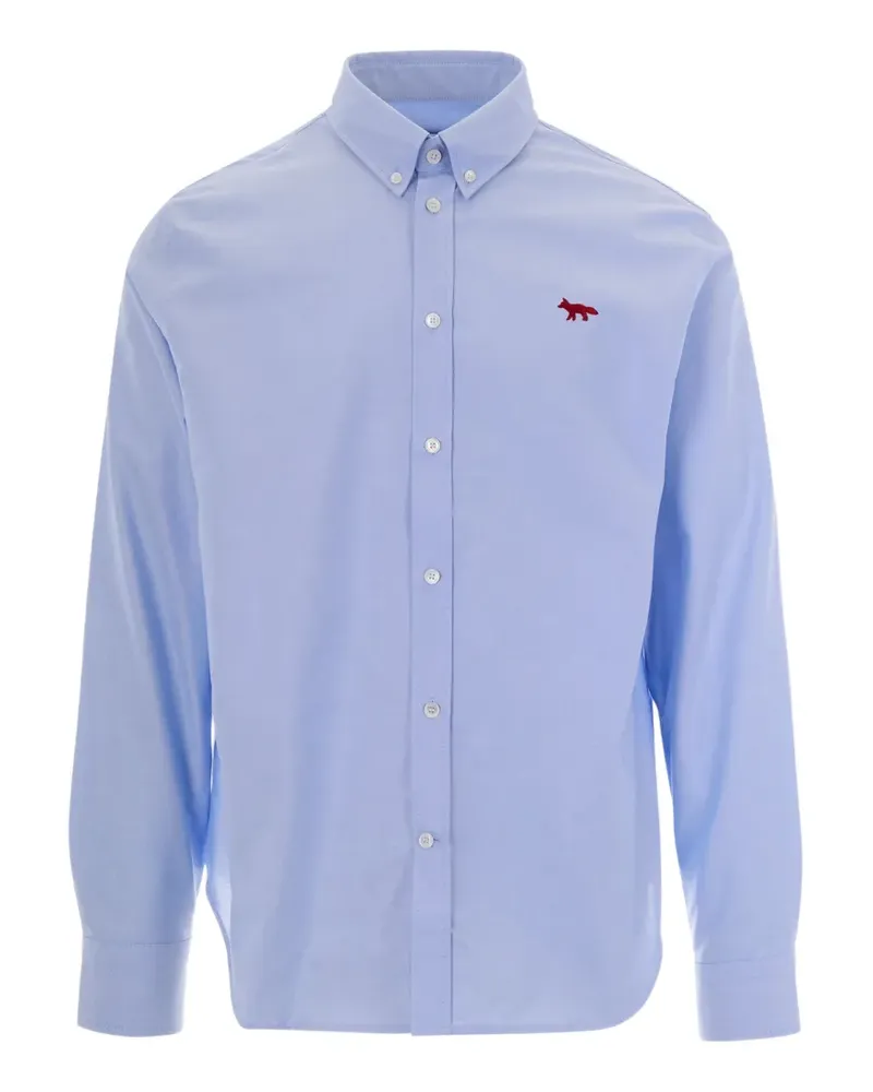 Kitsuné button-down shirt - Blau Blau