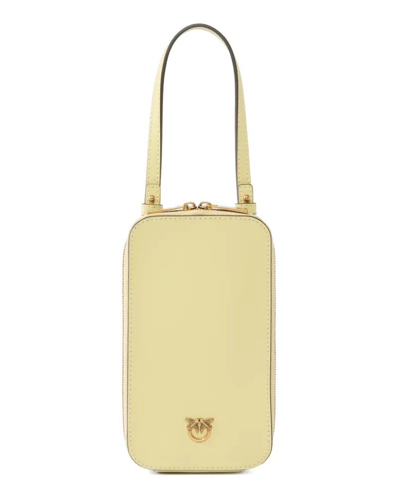 Pinko zip-around leather smartphone case - Nude Nude