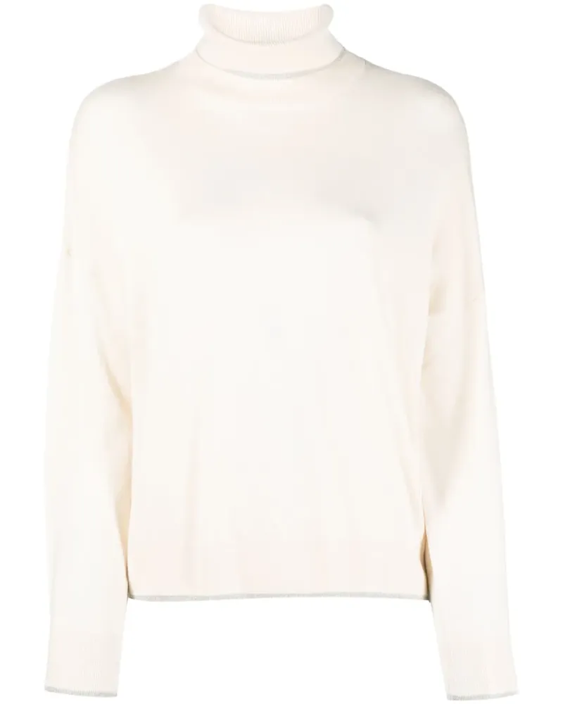 Liu Jo Strickpullover im Metallic-Look - Nude Nude