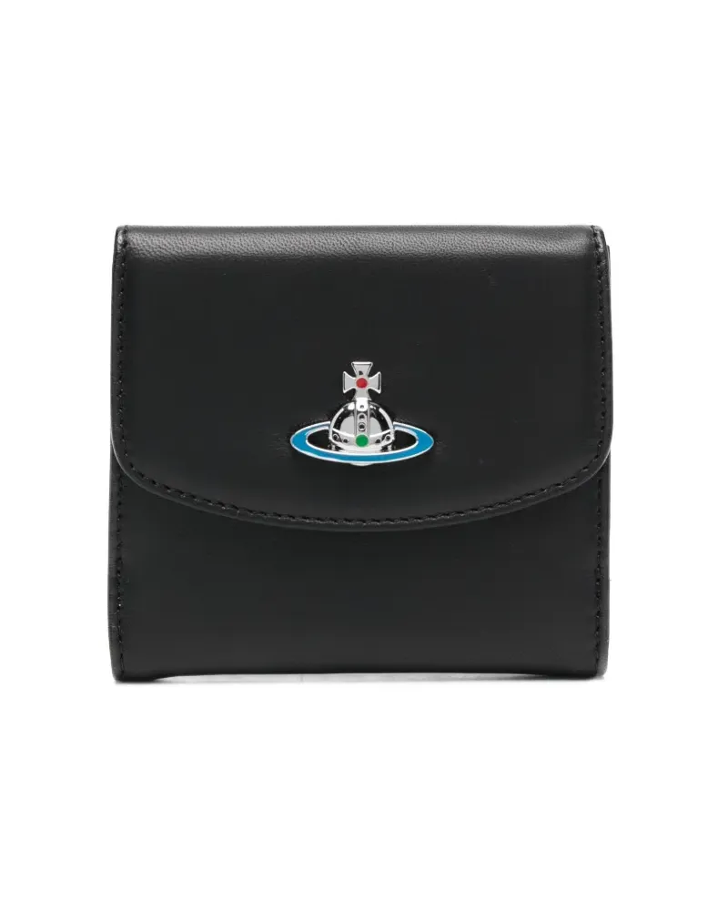 Vivienne Westwood Kleines Emma Portemonnaie - Schwarz Schwarz