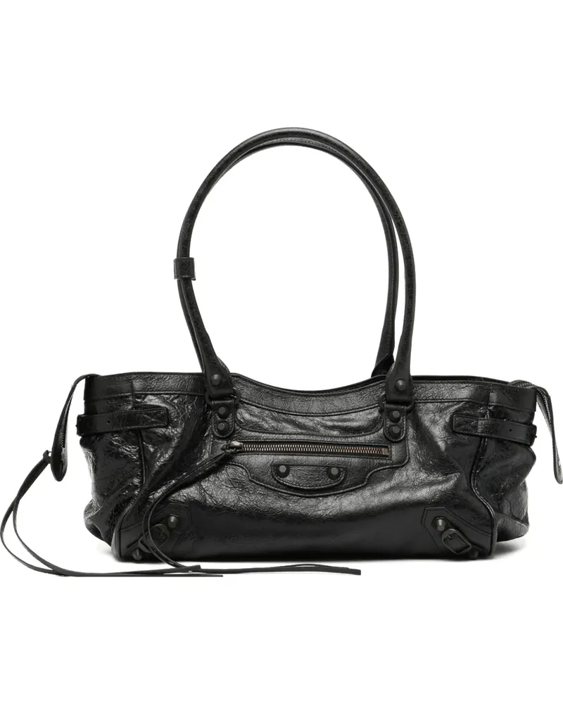 Balenciaga Le City Schultertasche - Schwarz Schwarz
