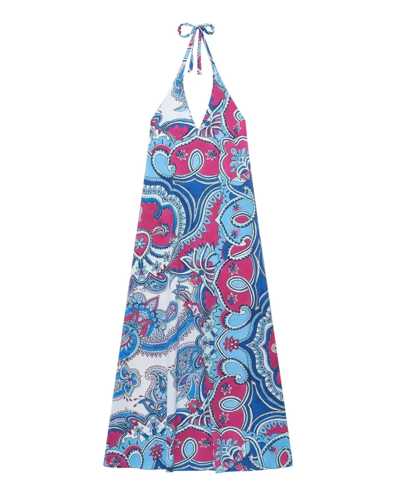 Maliparmi Hippie Lotus paisley-print maxi dress - Rosa Rosa