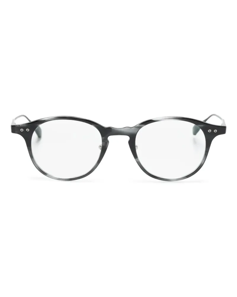 DITA Ash Brille mit rundem Gestell - Schwarz Schwarz