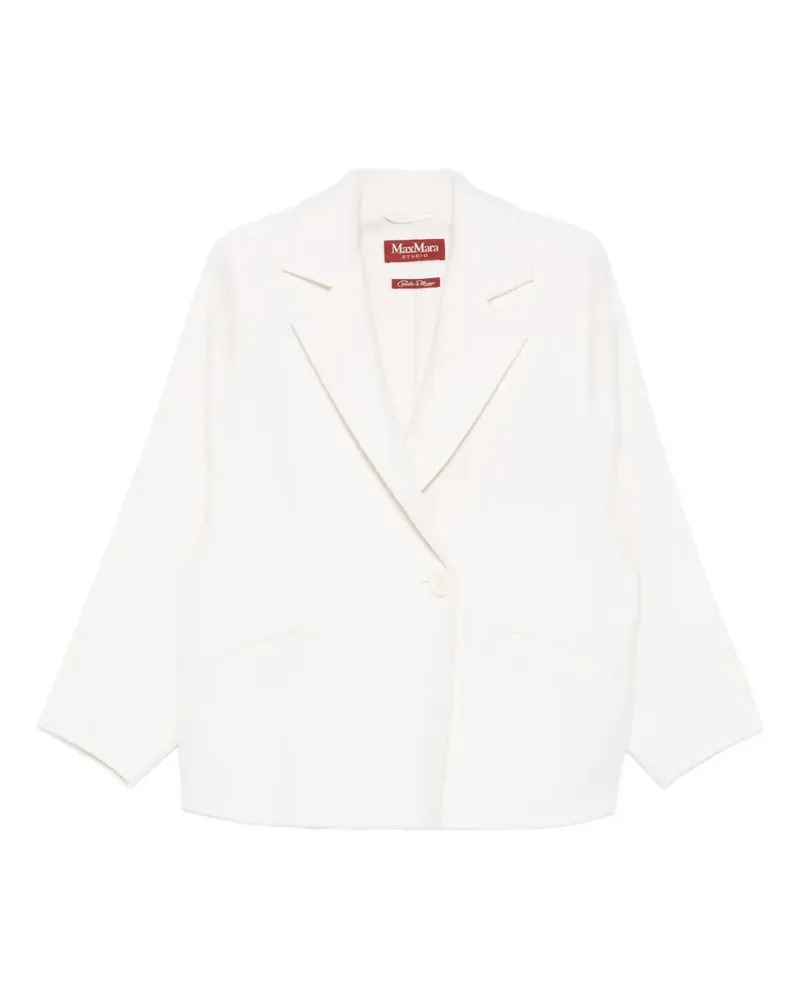Max Mara Guinea Mantel - Weiß Weiß