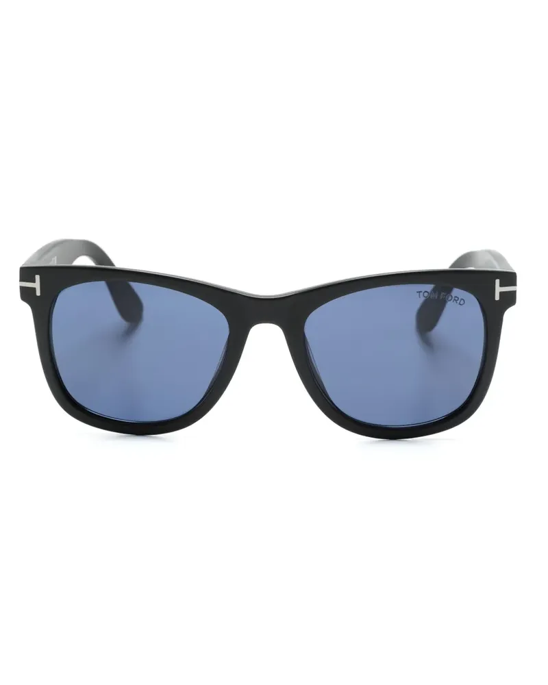 Tom Ford Kevyn Sonnenbrille mit eckigem Gestell - Schwarz Schwarz