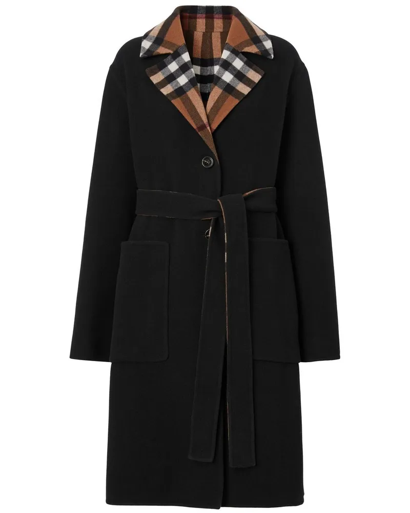 Burberry Wendbarer Mantel mit Karomuster - Braun Braun