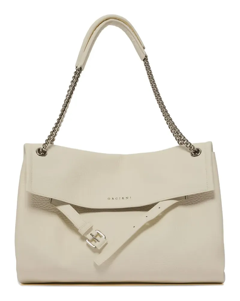 Orciani Mittelgroße Venus Schultertasche - Nude Nude