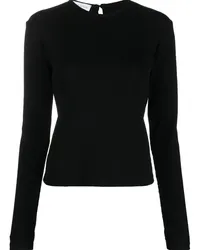 Ioana Ciolacu Sweatshirt mit offenem Rücken Schwarz