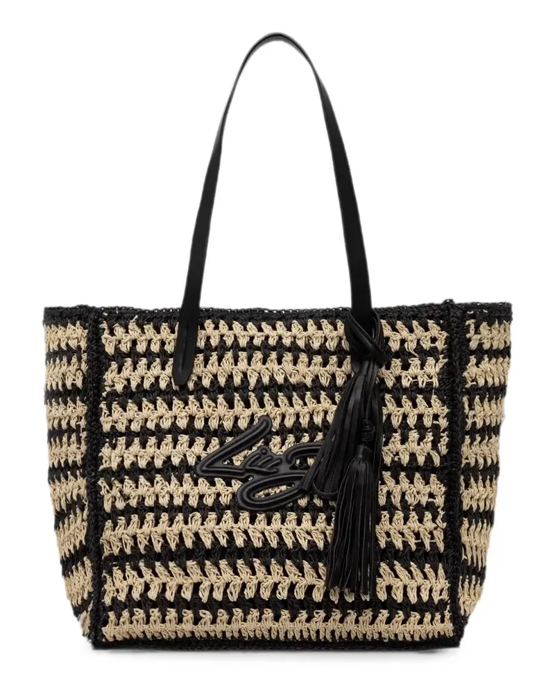 Liu Jo Mittelgroßer Shopper mit Steppung - Nude Nude