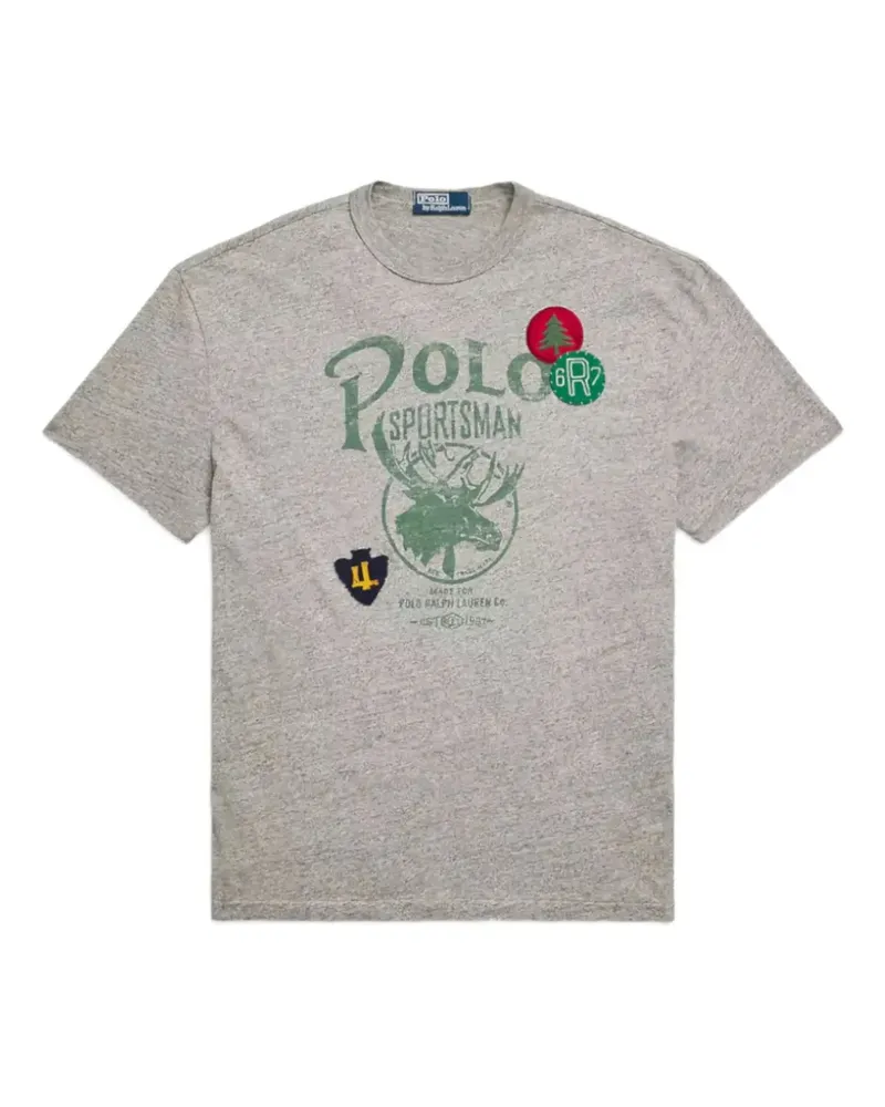 Ralph Lauren T-Shirt mit Logo-Print - GRAY Gray