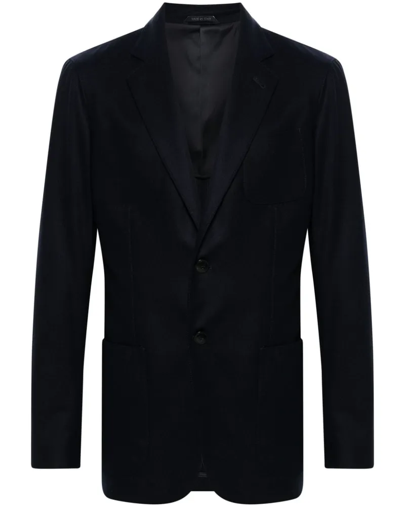 Giorgio Armani Sakko aus Filz - Blau Blau