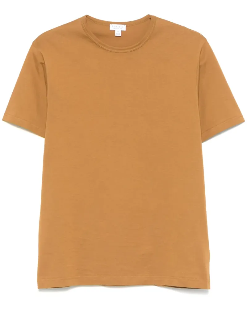 Sunspel Klassisches T-Shirt - Braun Braun