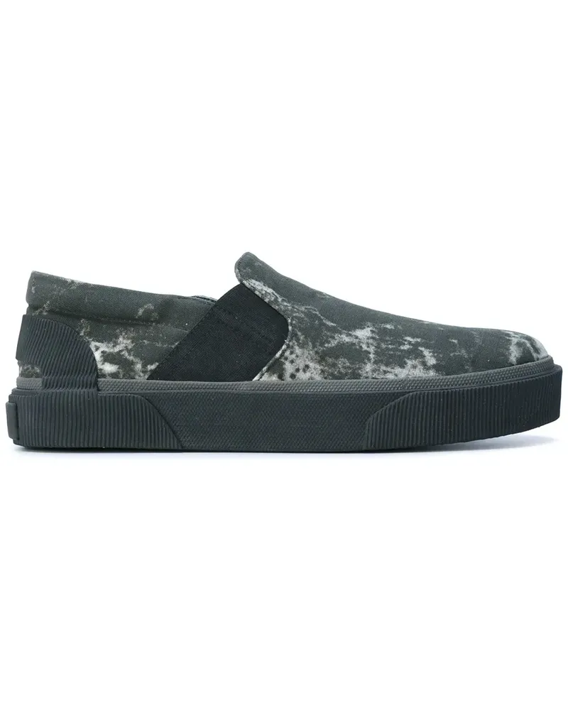 Lanvin Klassische Slip-On-Sneakers - Grün Grün