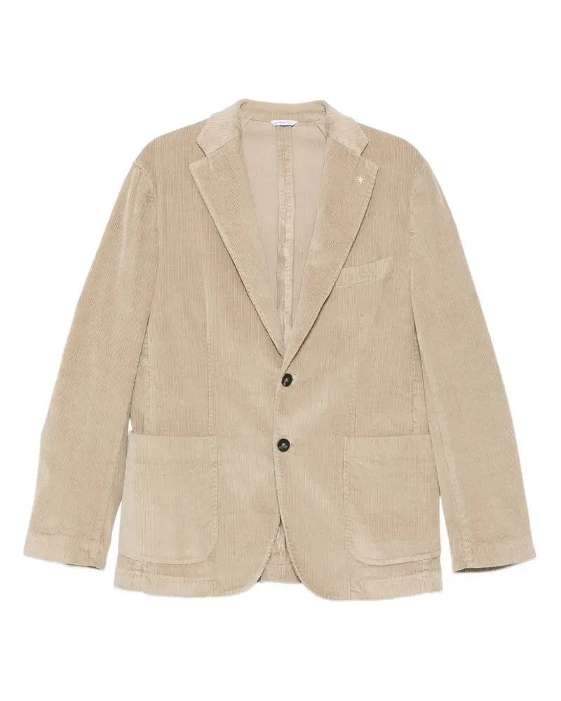 Manuel Ritz Nuvola Blazer aus Cord - Nude Nude
