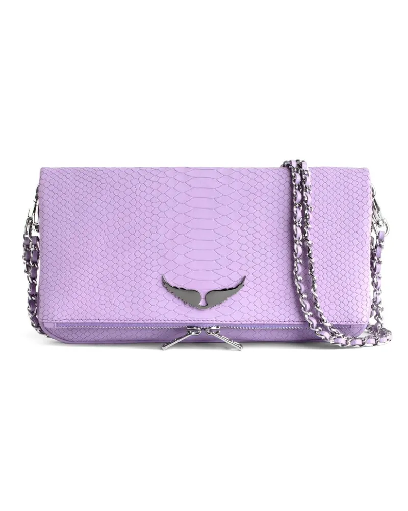 Zadig & Voltaire Rock Clutch Violett