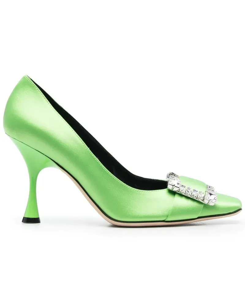 Sergio Rossi Pumps mit Kristallen - Grün Grün