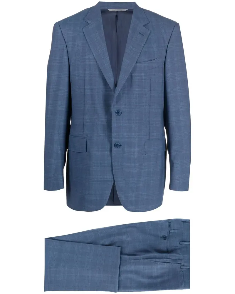 Canali Einreihiger Anzug - Blau Blau