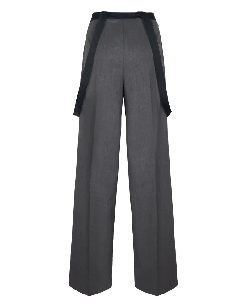 Dondup Tecla suspenders trousers - Grau Grau