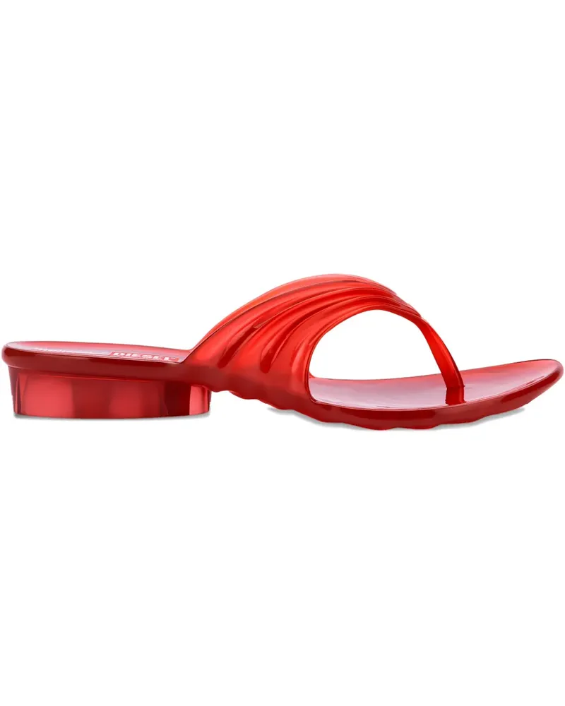 Melissa x Diesel Flip-Flops mit Zehensteg - Rot Rot