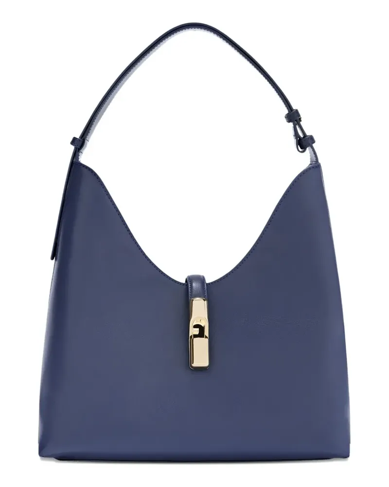 Furla Mittelgroße Goccia Schultertasche - Blau Blau