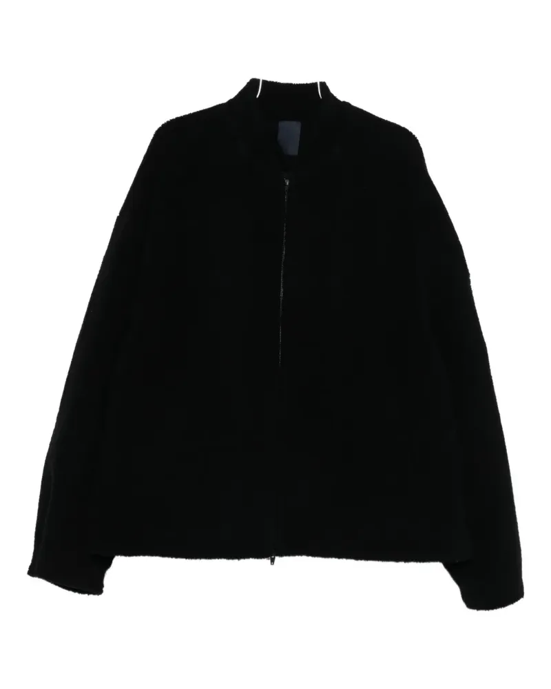 JUUN.J zipped jacket - Schwarz Schwarz