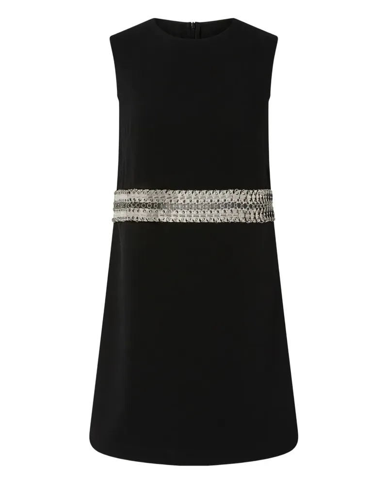 Pinko Kleid mit Ketten - Schwarz Schwarz