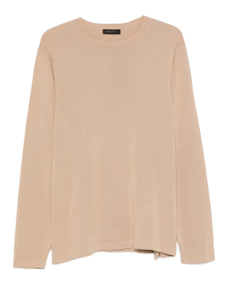 Outfit crew-neck fine-knit sweater - Nude Nude