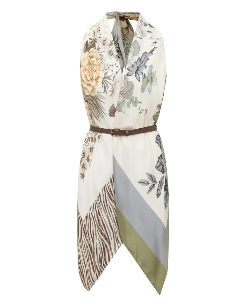 Anna Molinari Oberteil mit Blumenmuster - Nude Nude
