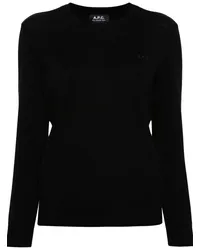 A.P.C. Philo Pullover aus Wolle Schwarz