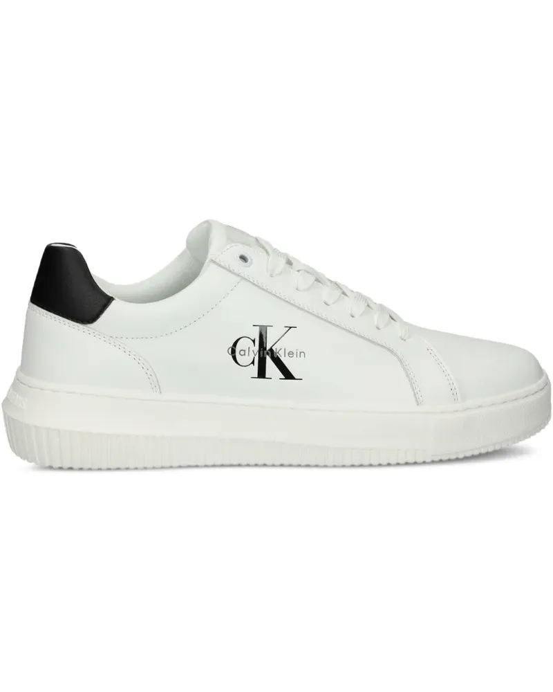 Calvin Klein Sneakers mit Logo - Weiß Weiß