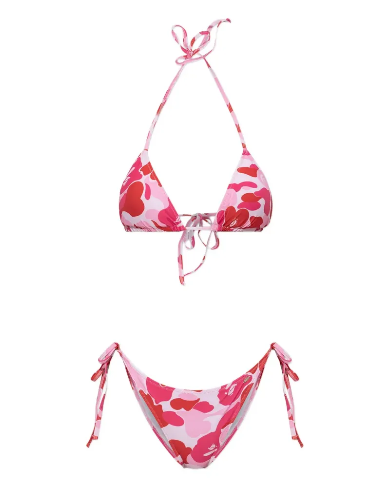 BAPE camouflage-print bikini - Rosa Rosa