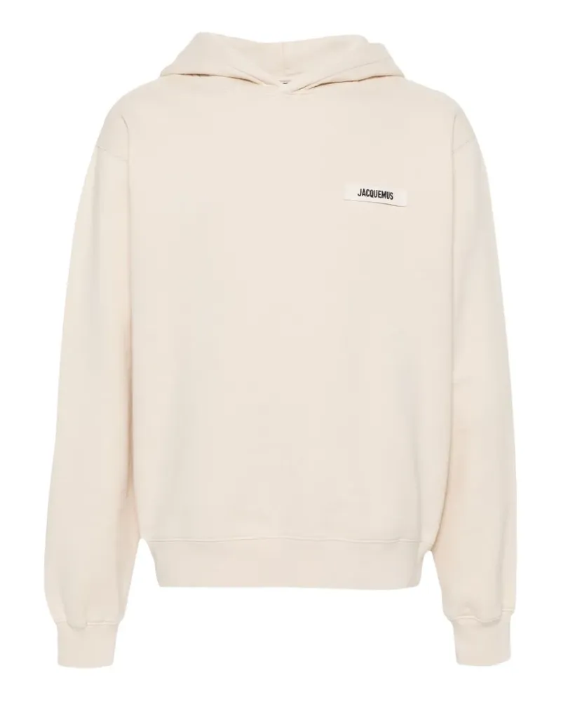 Jacquemus Le Hoodie Gros Grain Oberteil - Nude Nude