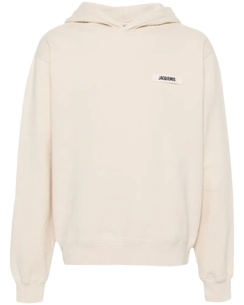 Jacquemus Le Hoodie Gros Grain Oberteil - Nude Nude