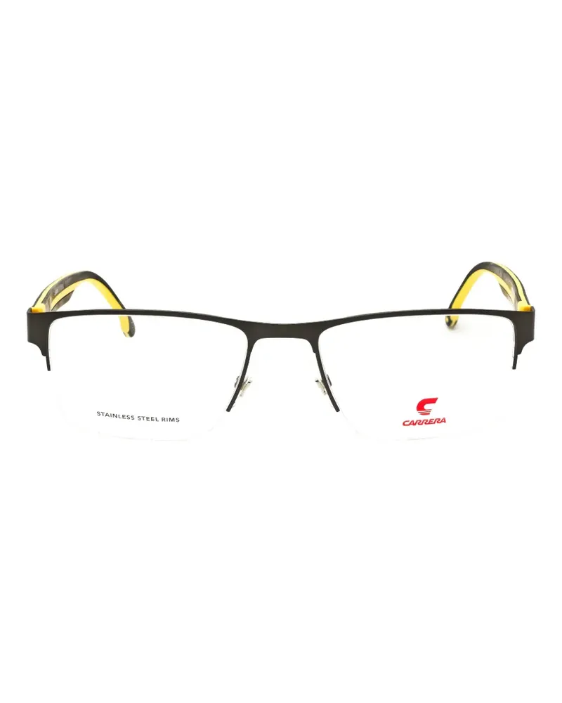 Carrera rectangle-frame glasses - Schwarz Schwarz