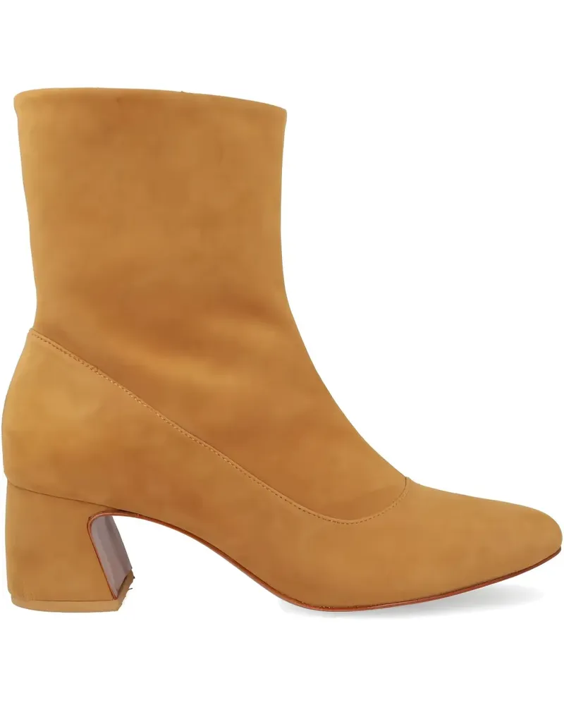 Blue Bird Stiefeletten mit Blockabsatz - Braun Braun