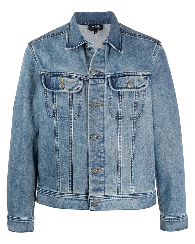A.P.C. Klassische Jeansjacke - Blau Blau
