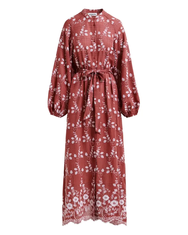 Essentiel Hangeles Hemdkleid - Braun Braun