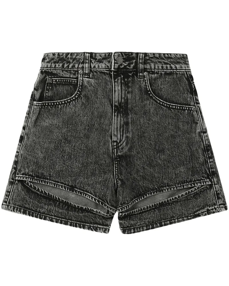 Izzue Shorts mit Logo-Patch Schwarz