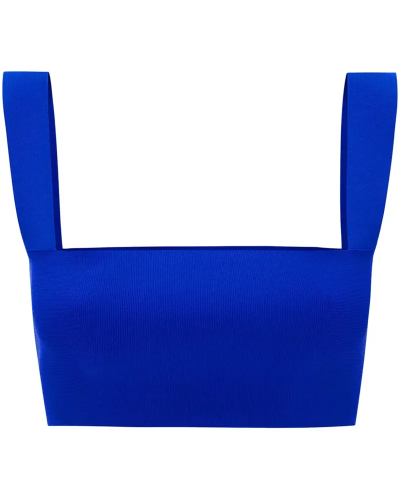 Victoria Beckham Cropped-Oberteil - Blau Blau