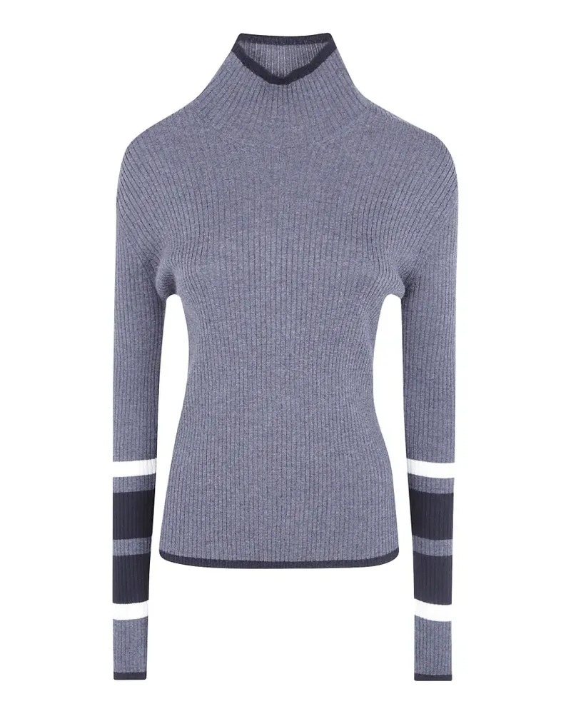 Mantù ribbed turtle-neck sweater - Grau Grau