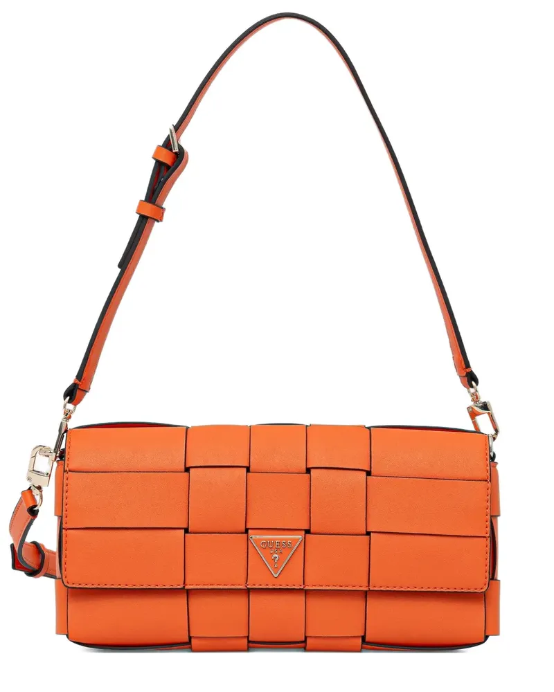 Guess Tasche mit Logo-Schild - Orange Orange