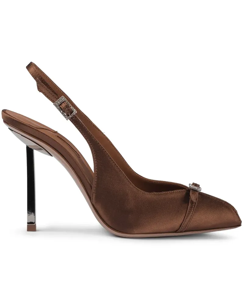 Le Silla Vittoria Pumps 100mm - Braun Braun