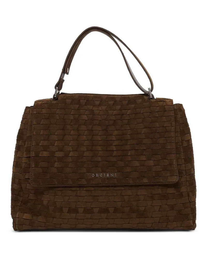 Orciani Gewebter Sveva Tote Bag - Braun Braun