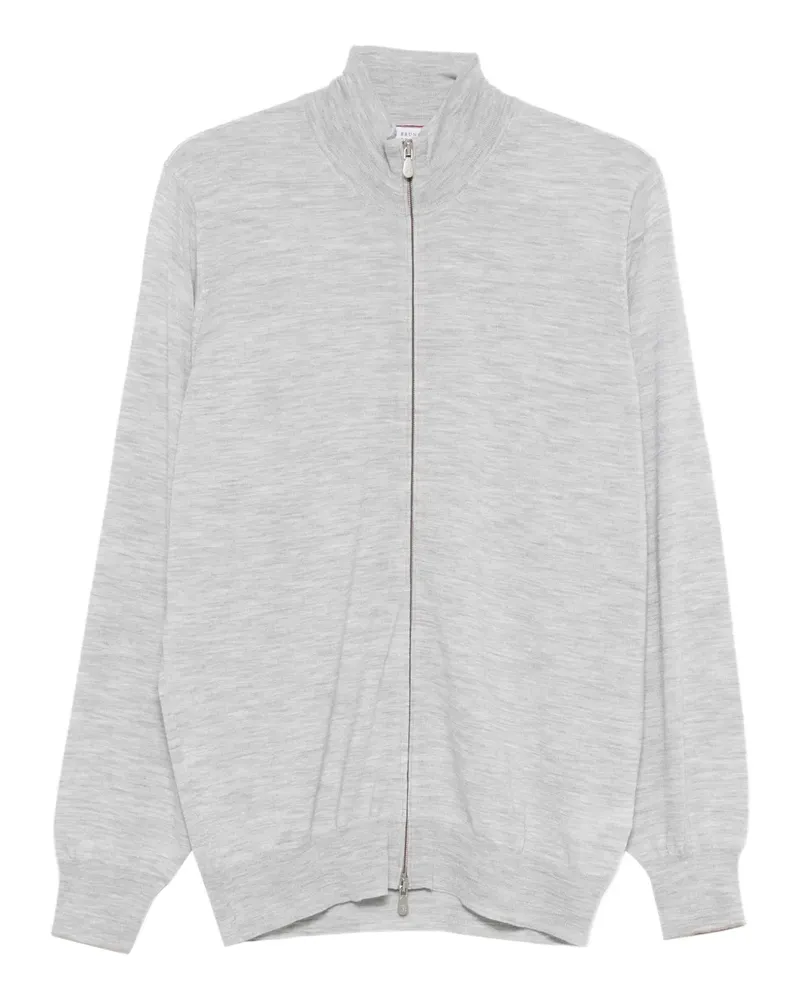 Brunello Cucinelli Cardigan mit Reißverschluss - Grau Grau