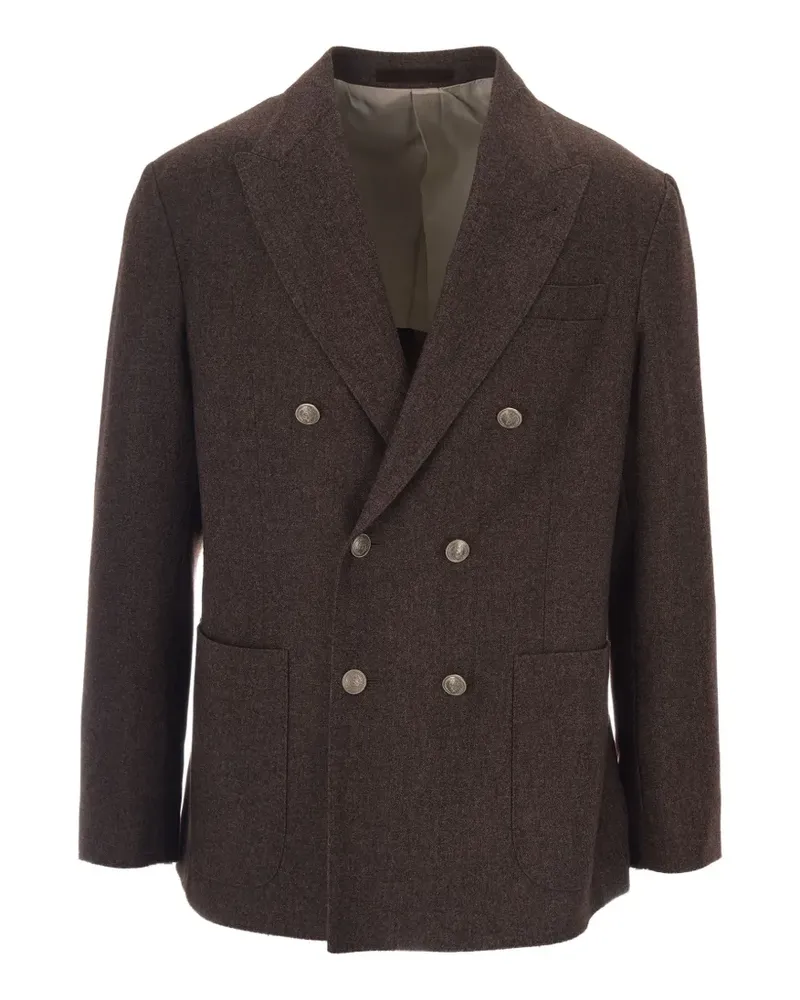 Eleventy double-breasted blazer - Braun Braun