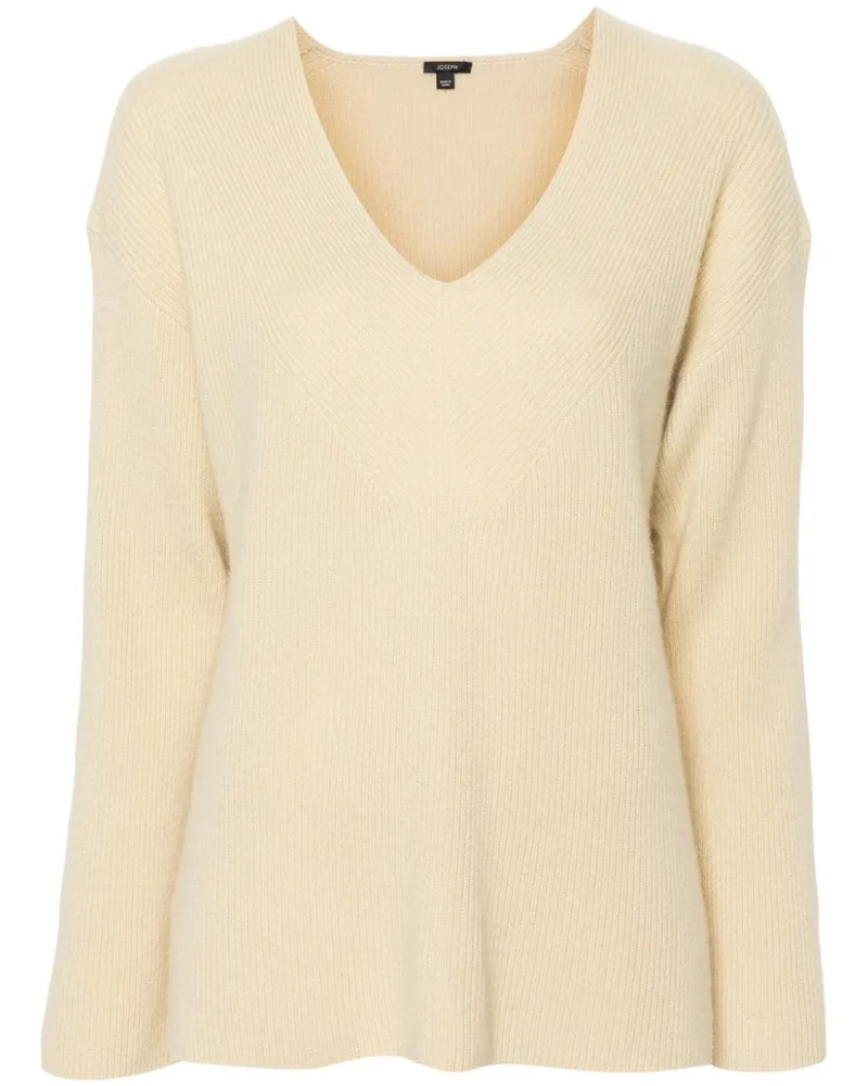 Joseph Gerippter Strickpullover Nude