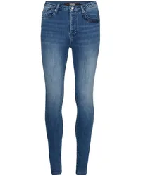 Karl Lagerfeld Skinny-Jeans mit Logo-Stickerei Blau